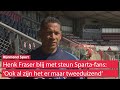 Sparta-trainer Henk Fraser kijkt uit naar duel met fans: 'Dat geeft wel een extra dimensie'