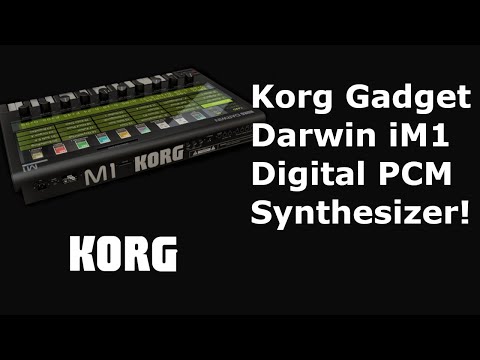 Korg Gadget Darwin Gadget and Standalone app based on Korg's iM1 Workstation, demo and tutorial!!!