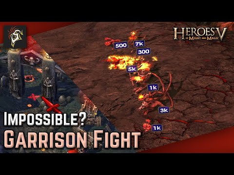 This Garrison Fight is Impossible.. Or is it? | Heroes 5 Impossible Campaign Battles