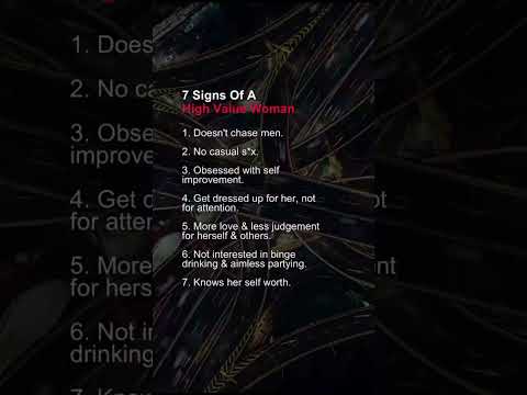 7 Signs You’re a High Value Woman