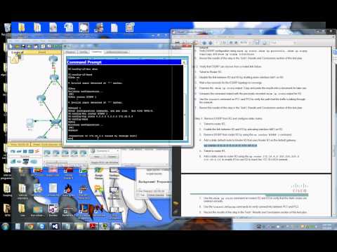Testing a Multi Router Network with Redundant Links