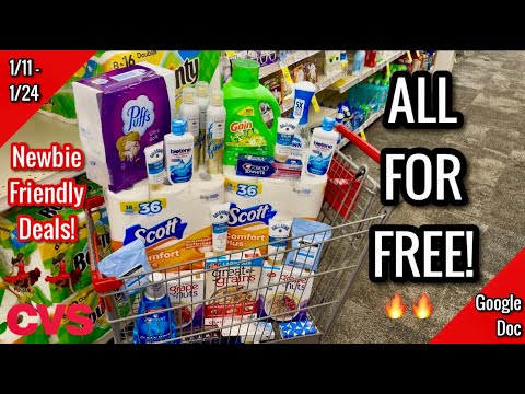 CVS Free & Cheap Coupon Deals & Haul| 1/11 - 1/24 | EASY MONEY MAKERS! 🙌🏾| Learn CVS Couponing
