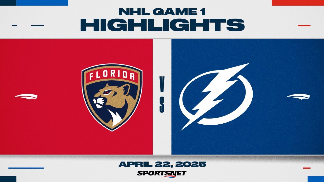 NHL Game 1 Highlights | Panthers vs. Lightning - April 22, 2025