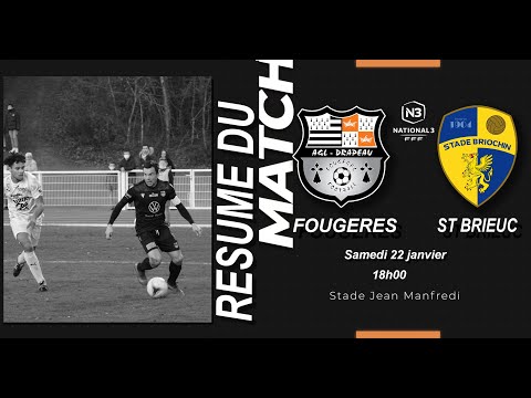 Résumé AGLD Fougères - Stade Briochin | J13 National 3 Bretagne