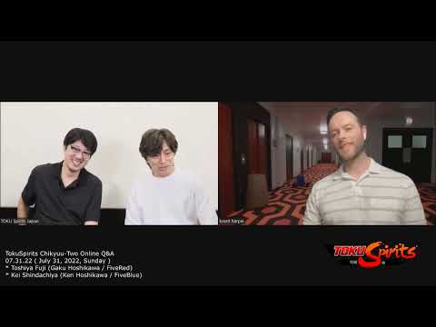 TokuSpirits feat. Fiveman cast Toshiya Fuji and Kei Shindachiya
