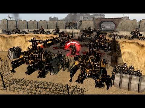 Warhammer 40k SUPER FORTRESS Under Siege! - Men of War: Warhammer 40k Mod Battle Simulator