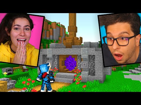 COSTRUIAMO UN PORTALE BELLISSIMO NEL NOSTRO MONDO - MINECRAFT