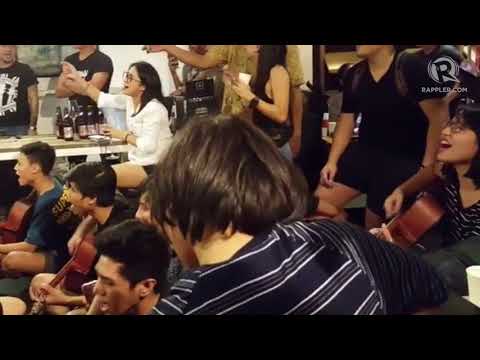 Raymund Marasigan, Buddy Zabala, and Shinji Tanaka play 'Huling El Bimbo'