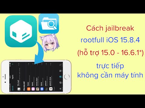 Cách jailbreak ios 15.8.4 (rootfull) trực tiếp không cần máy tính @hadu75tv2