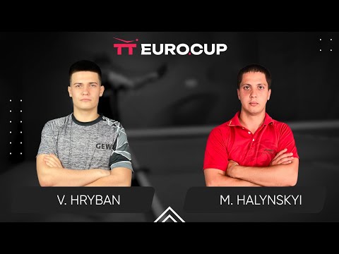 09:30 Vadym Hryban - Mykola Halynskyi 29.04.2024 TT Euro.Cup Ukraine Elite. TABLE 4