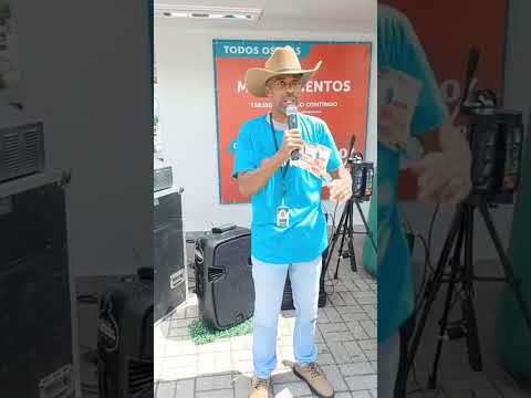 Mega show em Campina  grande do sul o locutor  de loja o tornado  de Curitiba  na Unipreço