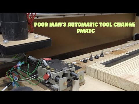 PMATC - Cheap DIY Automatic Tool Change concept for non-ATC Router spindles --  Poor Man's ATC