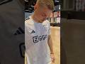 Ajax players reacting first to their new away jersey ?