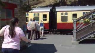 preview picture of video 'Haverthwaite steam train'