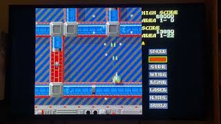 Slap fight sega mega drive gameplay #shmup #sega #segamegadrive #polymega