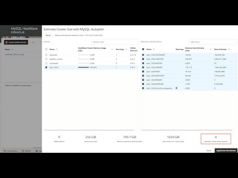 Demo: Quick Tour of MySQL HeatWave on AWS