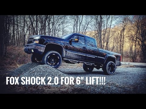 Installed Fox 2.0 Shocks on my 6" lifted 04 Silverado 1500!