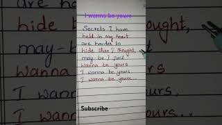 I#Wanna#be#yours#Ar #arcticmonkeys#lyrics #audio #indiemusic #lyrics #music 🥰😍#like#share#subscribe