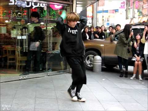 140405 탑독 한솔 부산 게릴라 콘서트 솔로댄스 직캠