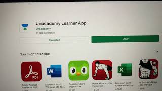 Unacademy app on Chromebook full screen