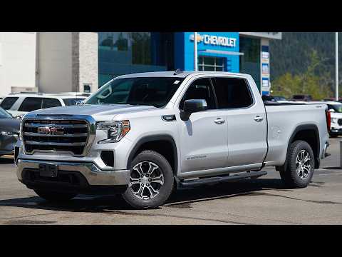 2020 GMC Sierra 1500 Crew Cab Standard Box 4-Wheel Drive SLE in Silver for sale at Salmon Arm Chevrolet Buick GMC in Salmon Arm, BC