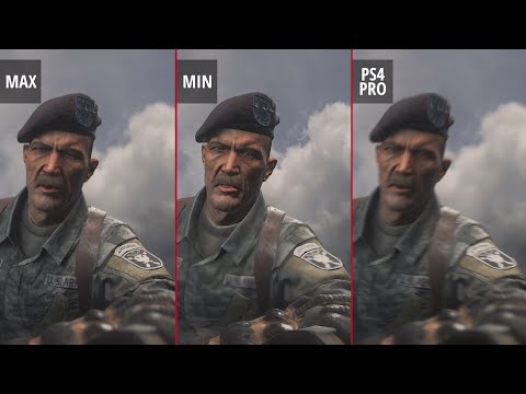 MODERN WARFARE 2 REMASTERED PS4 Pro vs. PC Max vs. PC Min 1080p