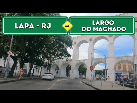 DIRIGINDO DA LAPA ATÉ O LARGO DO MACHADO EM DIA DE SÁBADO