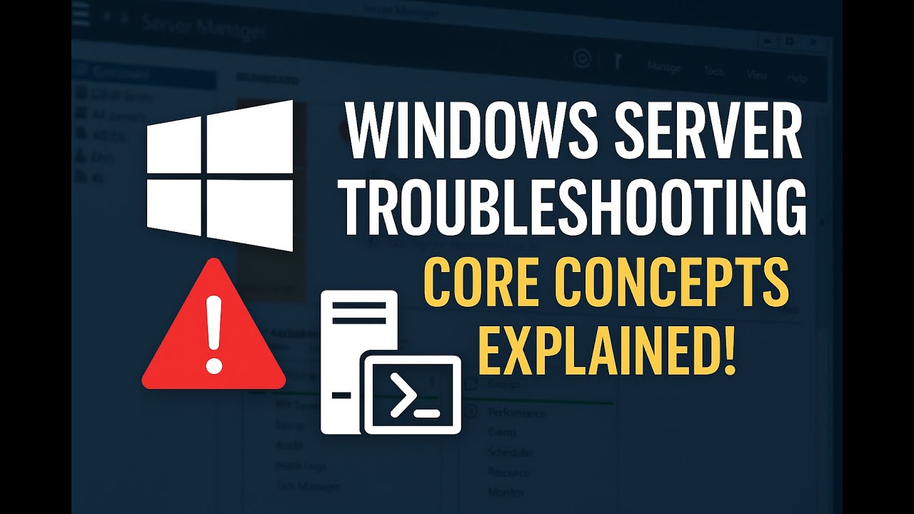 Windows Server Administration Core Concepts & Troubleshooting Guide