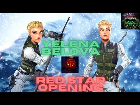 Red Star opening for Yelena Belova. Will I kick off the New Year with a Bang?  - Marvel Strike Force