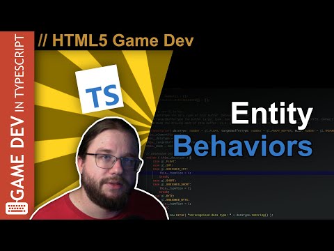 TypeScript WebGL Game Engine Tutorial #15 - Behaviors