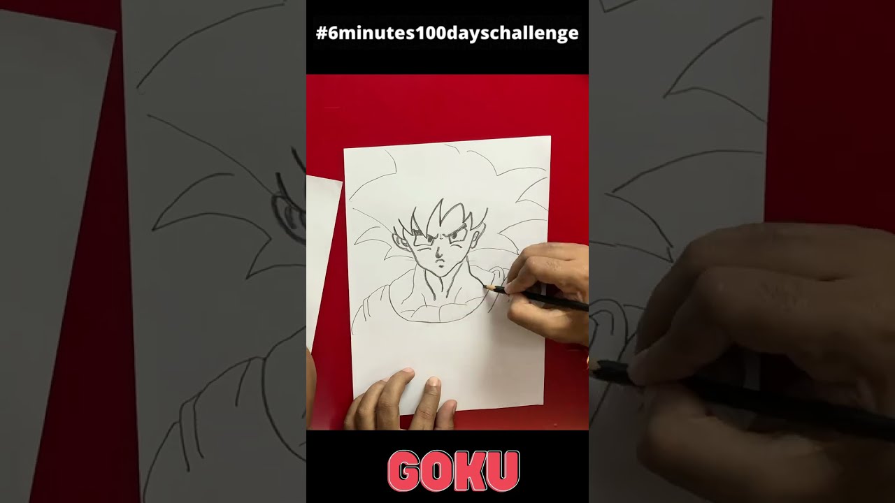 How to draw Goku #shorts