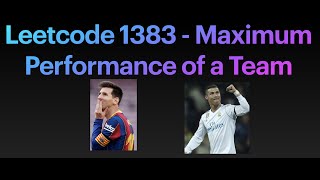 YouTube video 'Leetcode 1383 - Maximum Performance of a Team (Greedy)'
