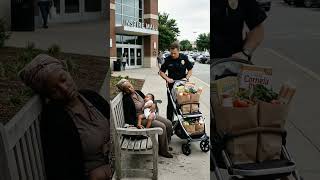 A Cop Saw Her Struggle… What He Did Next Was Heartwarming ❤️🇺🇸#shorts