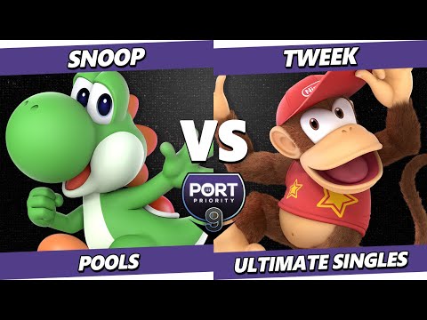 Port Priority 9 - Tweek (Diddy Kong) Vs. Snoop (Yoshi) Smash Ultimate - SSBU