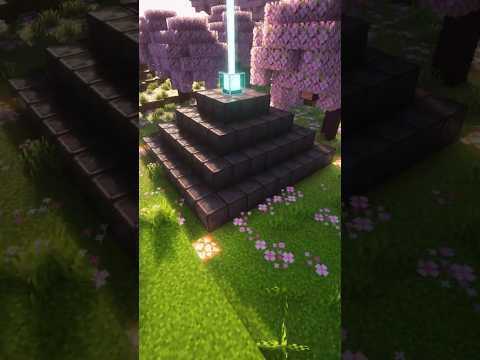 Kendal has almost completed his netherite lighthouse. #minecraft #minecraftita