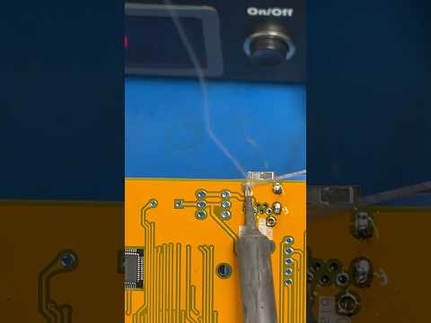 How to Solder a USB Port Onto a PCB Using Soldering Iron!