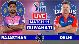 IPL 2023 Live: RR vs DC Live Scores & Commentary | Rajasthan Royals vs Delhi Capitals Live Scores