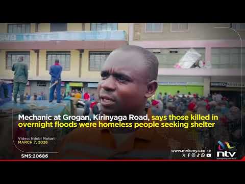 Mechanic at Grogan says those killed in overnight floods were homeless people seeking shelter