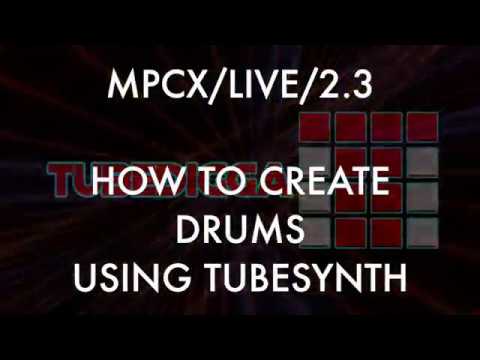 HOW TO CREATE DRUMS IN TUBESYNTH