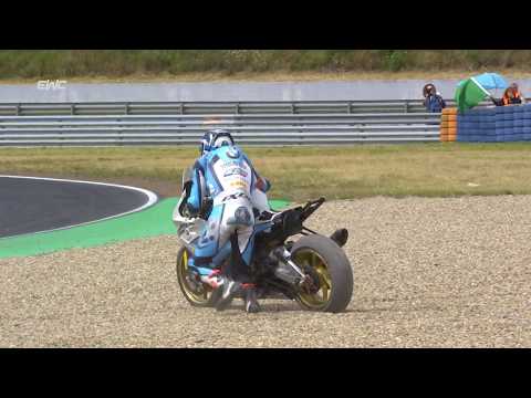 8H of Oschersleben 2019 - Crash between ERC-BMW & Team 33 Coyote Louit Moto