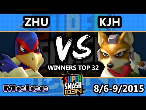 SSC - SP Zhu (Falco) Vs. KJH (Fox) SSBM Singles Top 32 - Smash Melee