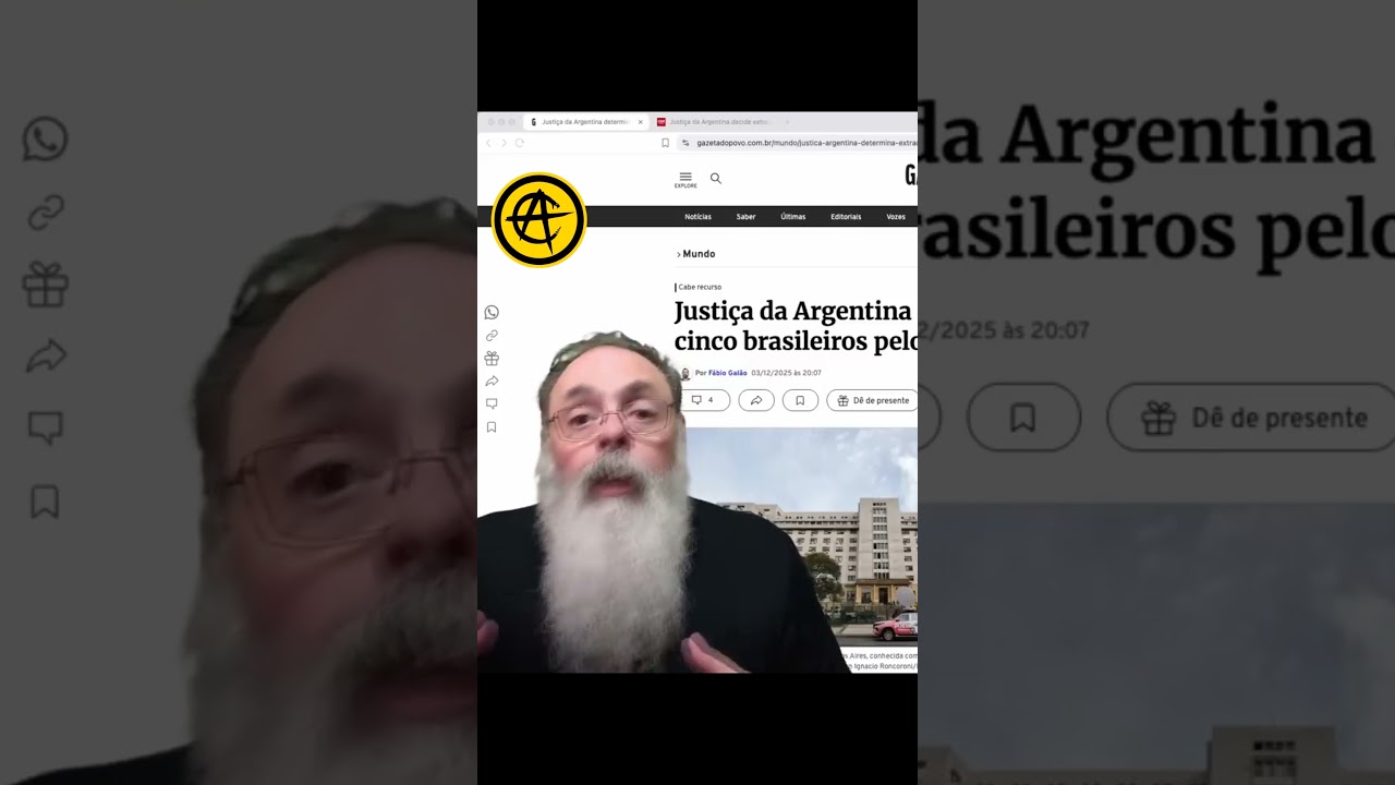 JUSTIÇA ARGENTINA (não o MILEI) decide pela EXTRADIÇÃO de EXILADOS do 8 de JANEIRO, mas não é FINAL