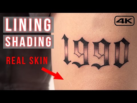 How to Tattoo Clean Lines & Smooth Shading for Beginners 🔥