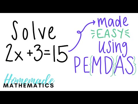 Solving 2 Step Equations Made EASY Using Order of Operations | Algebra Help