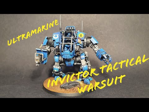 How to paint: Invictor Tactical Warsuit (Ultramarines)