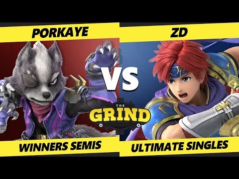 The Grind 113 Winners Semis - Porkaye (Wolf) Vs. ZD (Roy) Smash Ultimate - SSBU