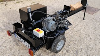 Fabriquer une fendeuse hydraulique avec une pompe de direction assisté = ECHEC