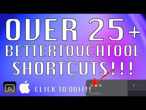 Quick Tutorial: Every BetterTouchTool Shortcut on my Mac!!! (OVER 25!)