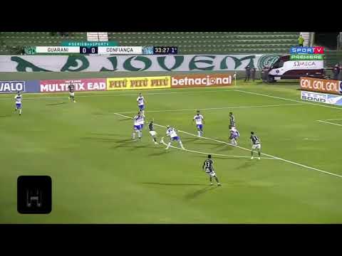 GUARANI 1X2 CONFIANÇA ( ATRASO ESSE JOGO FOI SEXTA FEIRA ) SÉRIE  B MELHORES MOMENTOS