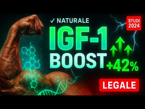 Questo composto naturale aumenta IGF-1 come i peptidi (ma è perfettamente legale) | Studi shock